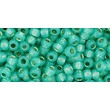 Kép 1/3 - Toho kásagyöngy - 8/0 - Silver-Lined Milky Dk Peridot - 2119