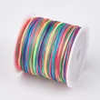 Kép 1/3 - Makramé zsinór - 0,8mm - szivárvány színben