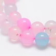 Kép 4/4 - Ásványgyöngy - 8mm - Természetes Festett Kalcedon vegyes színekben 