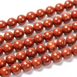 Kép 1/4 - Ásványgyöngy - Természetes Vörös Jáspis - 6mm