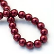 Kép 3/3 - Tekla gyöngy - 8mm - Gyöngyház Barna