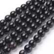 Kép 2/3 - Ásványgyöngy - Természetes - 8mm - Obszidián - Fekete színben 