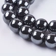 Kép 3/3 - Ásványgyöngy - Szintetikus Hematit - 10mm