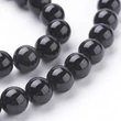 Kép 3/3 - Ásványgyöngy - Természetes - 8mm - Obszidián - Fekete színben 