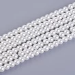 Kép 1/3 - Tekla gyöngy - 6mm - Fehér színben - Környezetbarát üvegből