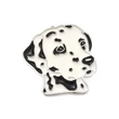 Kép 1/3 - Kitűző - dalmata - ezüst színű pillangó kapoccsal