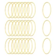 Kép 2/6 - Ovális alakú - köztes elem - arany szín, 16x30mm