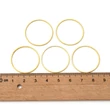 Kép 4/6 - Karika - Köztes elem - arany szín, 25x1mm