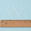 Kép 4/6 - Karika - Köztes elem - ezüst szín, 25x1mm