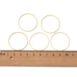 Kép 4/6 - Karika - Köztes elem - arany szín, 30x0.7mm