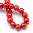 Kép 4/4 - Teklaüvegy gyöngy - 3-4mm - Gyöngyház Bíbor 