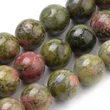 Kép 2/4 - Ásványgyöngy - Természetes Unakite - 10mm