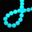Kép 2/4 - Szintetikus kő - 8mm - világító - halvány tengerzöld