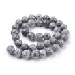 Kép 1/3 - Ásványgyöngy - 10mm - Természetes Szürke Jáspis