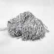 Kép 2/3 - Üveggyöngy - 3mm - Galvanizált alig platina - félig kristály - bicone formájú