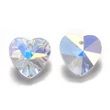 Kép 1/2 - Medál - 10x10mm - kristály AB - üveg