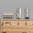 Kép 2/3 - Szalagvég - 13mm - ezüst színben (10db)