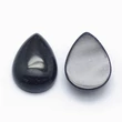Kép 2/2 - Szintetikus ásvány kaboson - napkő - 25x18mm - csepp alakban