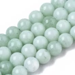 Kép 2/2 - Ásványgyöngy - természetes - 8mm - burmay kalcedon - akvamarin színben 