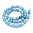 Kép 2/3 - Ásványgyöngy - 8mm - Festett Szintetikus Larimar