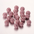 Kép 2/2 - Shamballa gyöngy - halvány rózsaszín színben - 8mm 