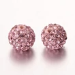 Kép 1/2 - Shamballa gyöngy - halvány rózsaszín színben - 8mm 