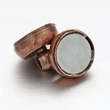 Kép 3/4 - Mágnes- kapocs - 7x11mm - vörös antik színű