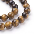 Kép 2/2 - Ásványgyöngy - 10mm - Természetes Tigrisszem 