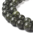 Kép 3/4 - Ásványgyöngy - 10mm - Természetes szerpentin - méregzöld színben