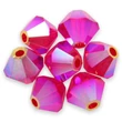 Kép 1/2 - Swarovski Bicone- LIGHT SIAM SHIMMER 2x - 4mm - 5328