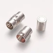 Kép 2/2 - Kapocs - 18x10mm - mágnes - cső - antik sárgaréz színben
