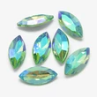 Kép 1/2 - Kristály - 15x7mm - szem - kaboson - Light Green