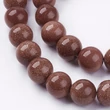 Kép 3/3 - Ásványgyöngy - Szintetikus Napkő - 10mm
