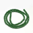 Kép 2/2 - Üveggyöngy - 3x2mm - zöld - fánk alakú csiszolt