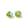 Kép 2/3 - Preciosa® - 3mm -  Olivine AB, 3mm bicone/ rombusz gyöngy