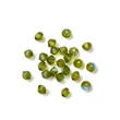 Kép 3/3 - Preciosa® - 3mm -  Olivine AB, 3mm bicone/ rombusz gyöngy