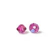 Kép 2/3 - Preciosa® - Fuchsia AB, 4mm bicone/ rombusz gyöngy
