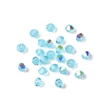 Kép 3/3 - Preciosa® - 3mm - Aqua Bohemica AB, 3mm bicone/ rombusz gyöngy