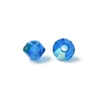 Kép 2/3 - Preciosa® - 3mm - Capri Blue AB, 3mm bicone/ rombusz gyöngy