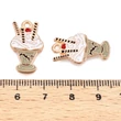 Kép 3/3 - Medál - fagylalt kehely Charm, 22.5x13x1mm, ólom és kadmiummentes