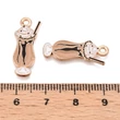 Kép 3/3 - Medál - fagylalt Charm, 23x9x1mm, ólom és kadmiummentes