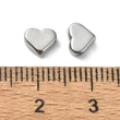 Kép 3/3 - Medál - köztes gyöngy - szív - 304 rozsdamentes acél, 5x6x3mm