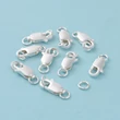 Kép 2/3 - 925 Sterling valódi ezüst - karabíner kapocs - 10x5x2.5mm