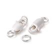 Kép 3/3 - 925 Sterling valódi ezüst - karabíner kapocs - 10x5x2.5mm