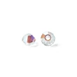 Kép 2/3 - Preciosa® Crystal bicone gyöngy, Crystal Glitter, 3mm