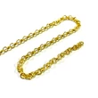 Kép 2/3 - Ékszerlánc - 4x1mm - arany színben - nagy kerek szemű 