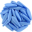 Kép 1/2 - Lándzsa (szirom) Cseh préselt üveggyöngy - 5x16mm - Powdery - Lt Blue