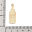 Kép 3/3 - Medál - Sörös üveg beer felirattal, fehér, zöld és arany 37x12x1mm