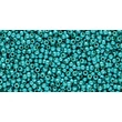 Kép 1/2 - Toho kásagyöngy - 11/0 - PermaFinish - Galvanized Turquoise - Tartós bevonattal! - PF578
