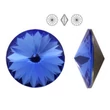 Kép 1/2 - Swarovski Rivoli - 12mm -Sapphire -F